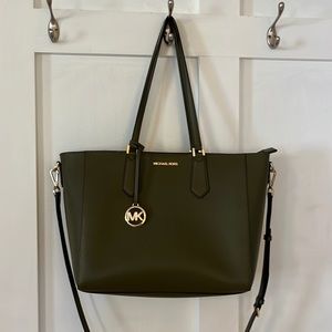 Michael Kors 3 in 1 Tote Olive Green